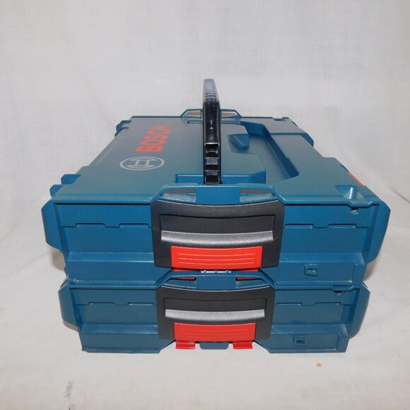 1 BOSCH L-BOXX 1A Tool & Accessory Storage Stackable Case Box w 13 inserts *READ - Picture 9 of 10